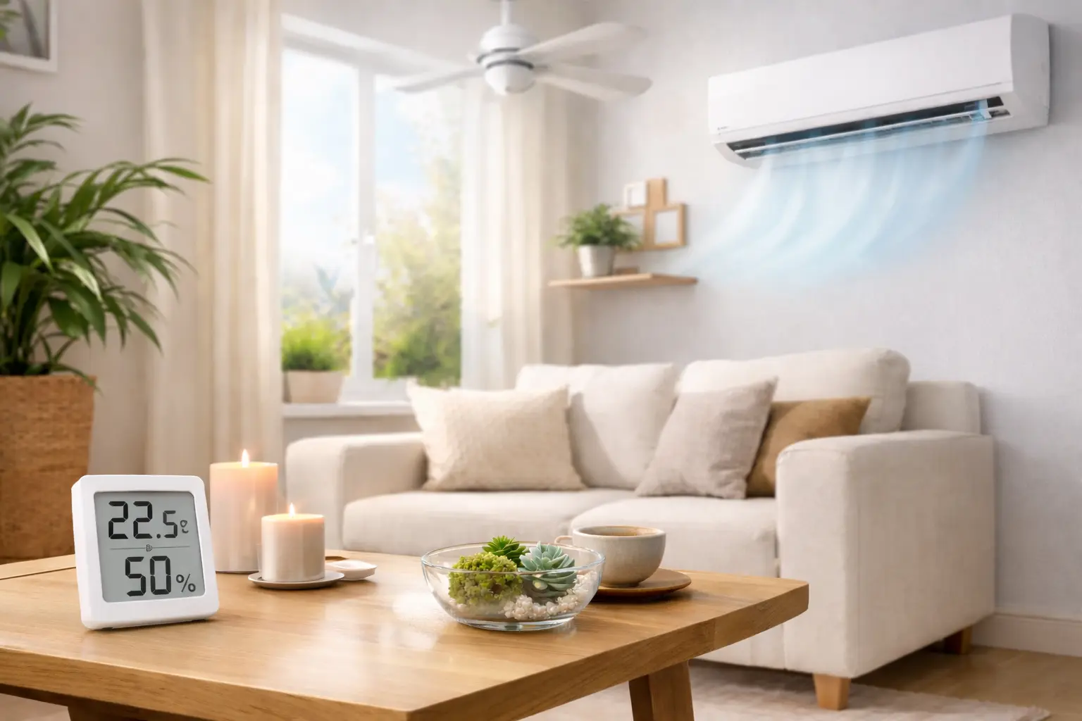 Angenehmes Raumklima – frische Luft und gesundes Wohnen