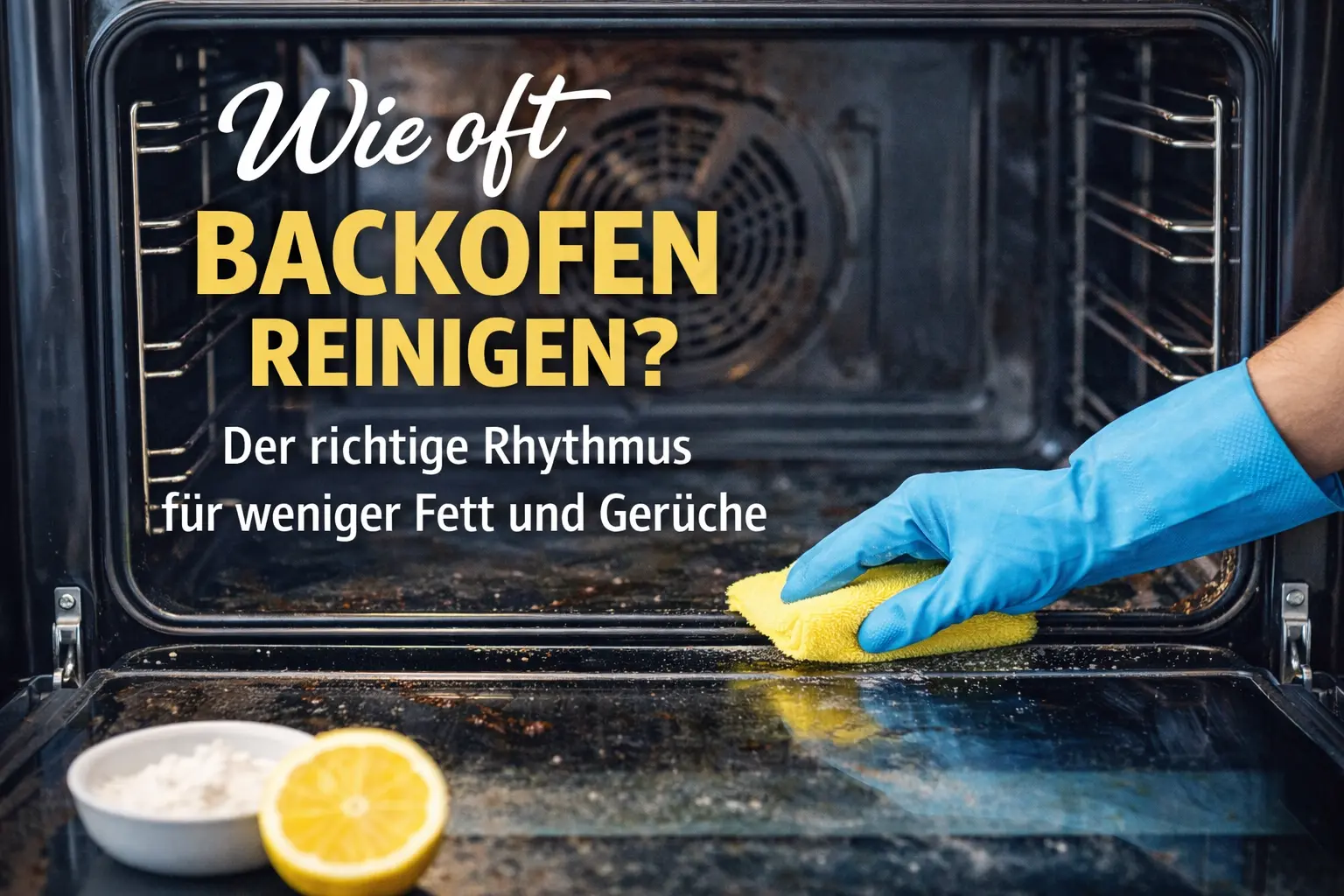 Wie oft Backofen reinigen? Der richtige Rhythmus für saubere Ergebnisse