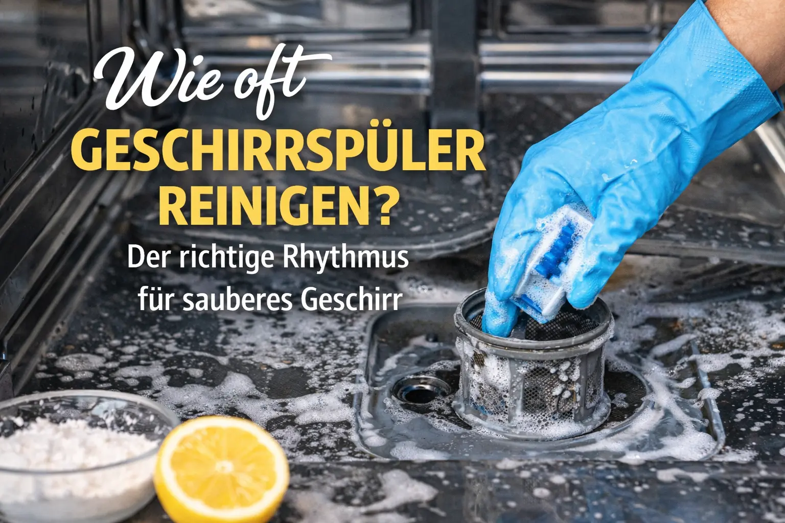 Wie oft Geschirrspüler reinigen? Der richtige Rhythmus für sauberes Geschirr