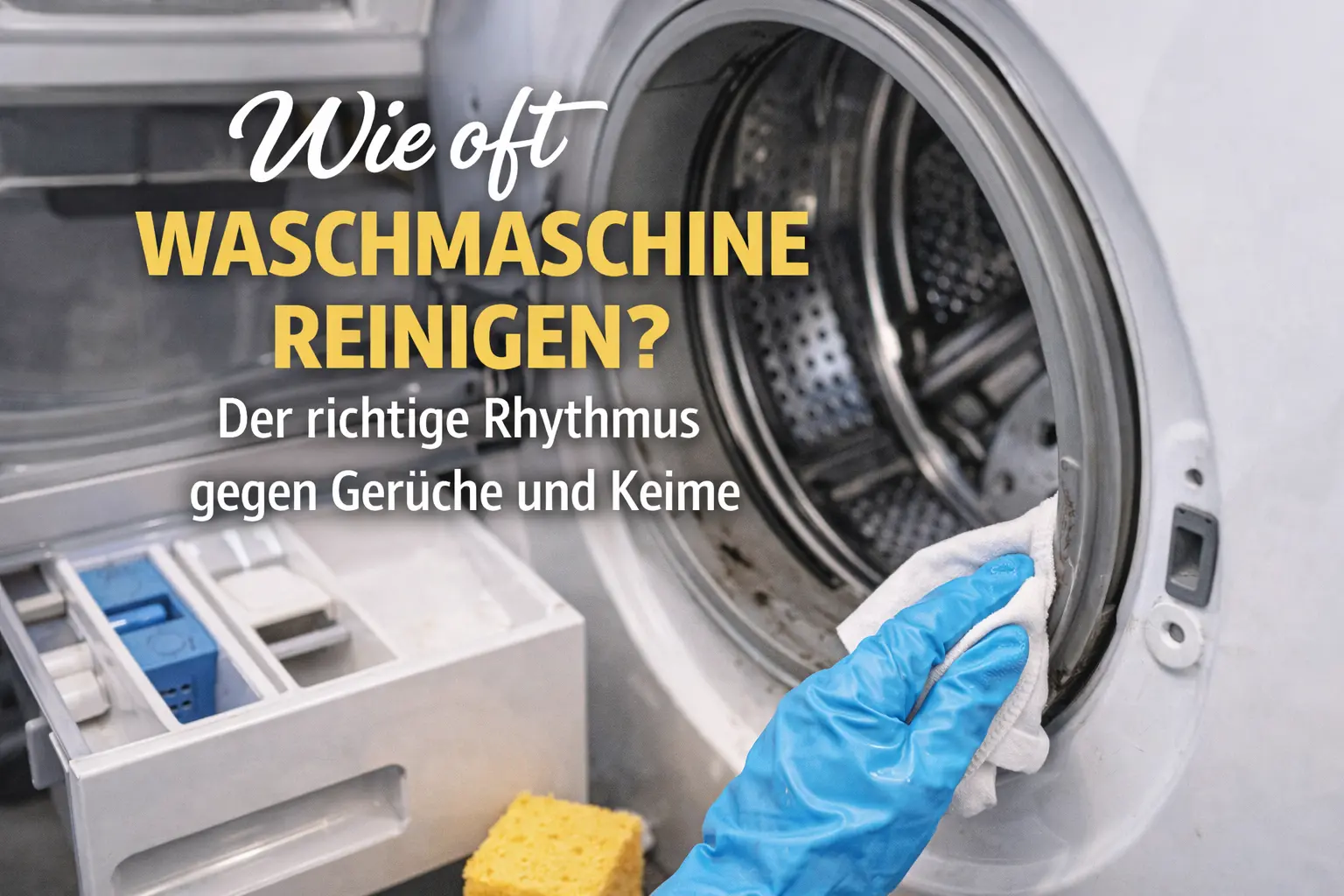 Wie oft Waschmaschine reinigen? Der richtige Rhythmus gegen Gerüche und Keime